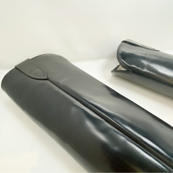 ❌SOLD❌ Isabel Marant Women's Black Lomero Leather Knee-high Western Boots (36) - Picture 6 of 13